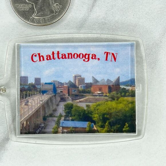Chattanooga TN Tennessee Double Sided Photo Keychain Keyring - Picture 3 of 7